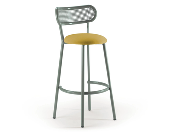LOUISE - High metal stool with footrest by Mambo Unlimited Ideas - view 2